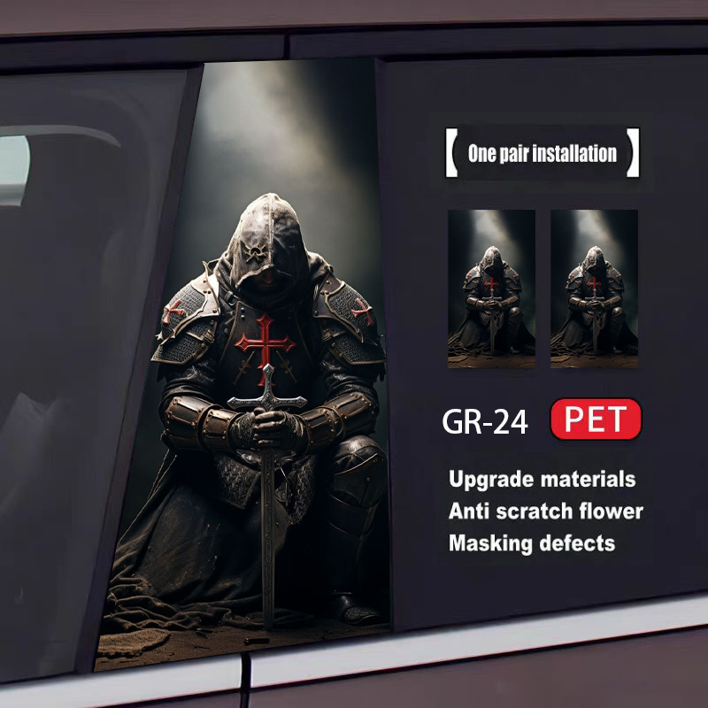 Skull Series Car Door Sticker(2pcs)