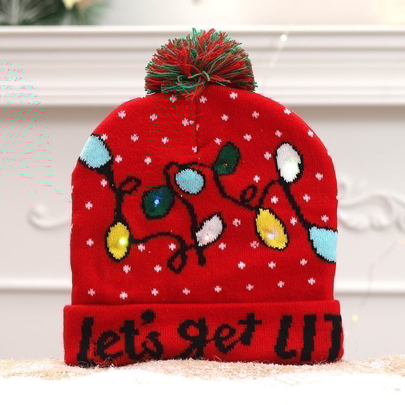 🎄Christmas LED Light Knitted Beanies