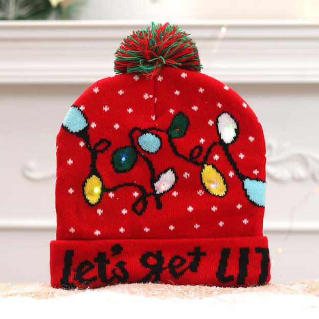 🎄Christmas LED Light Knitted Beanies