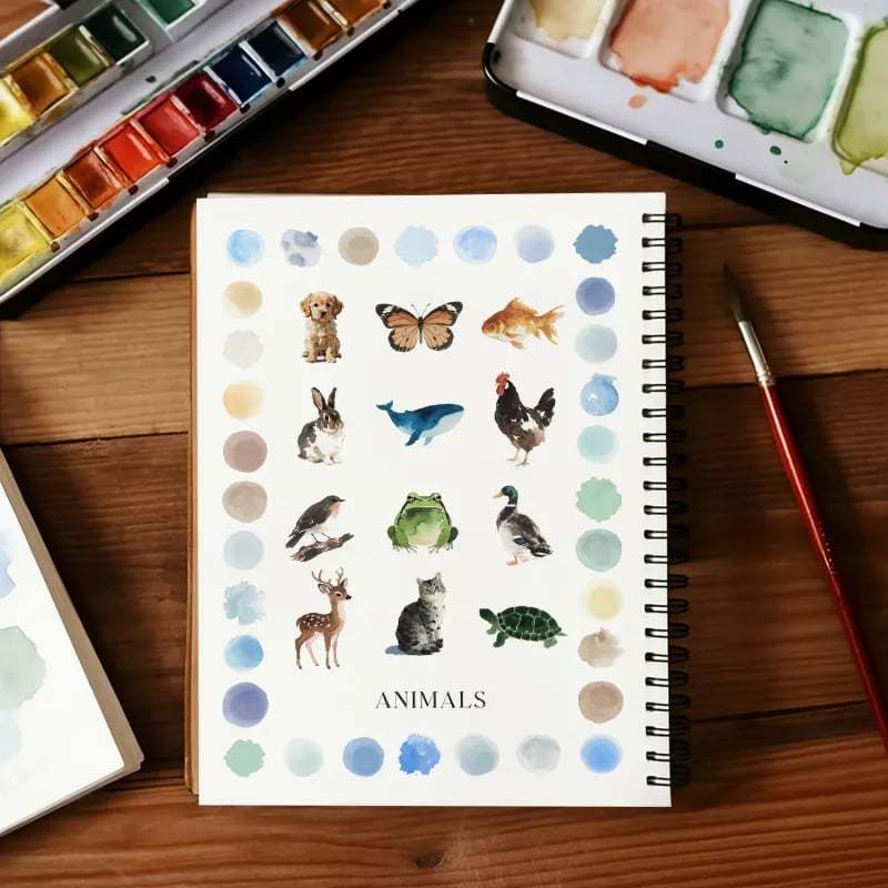 🔥HOT SALE - 49% OFF🔥Beginner-Friendly💕 Watercolor Workbook