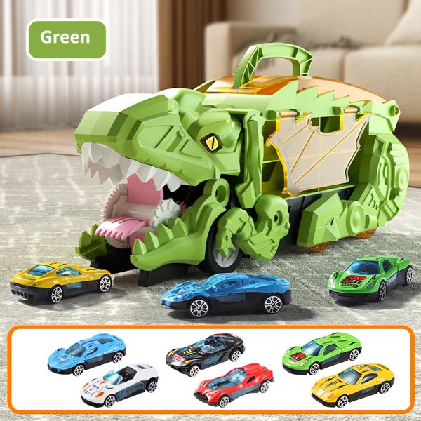 🚗Transport Dinosaur Truck with Foldable Sliding