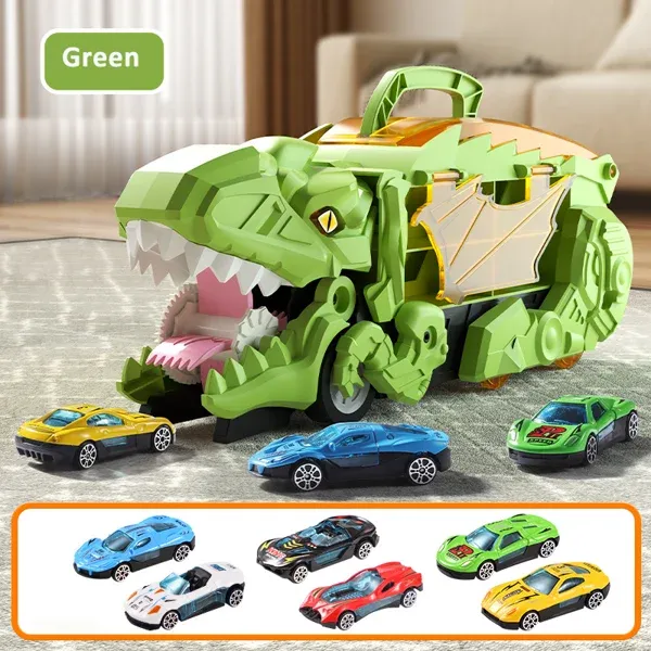 🚗Transport Dinosaur Truck with Foldable Sliding