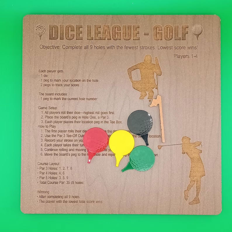 🔥LAST DAY 49% OFF- Tabletop Dice Golf Game