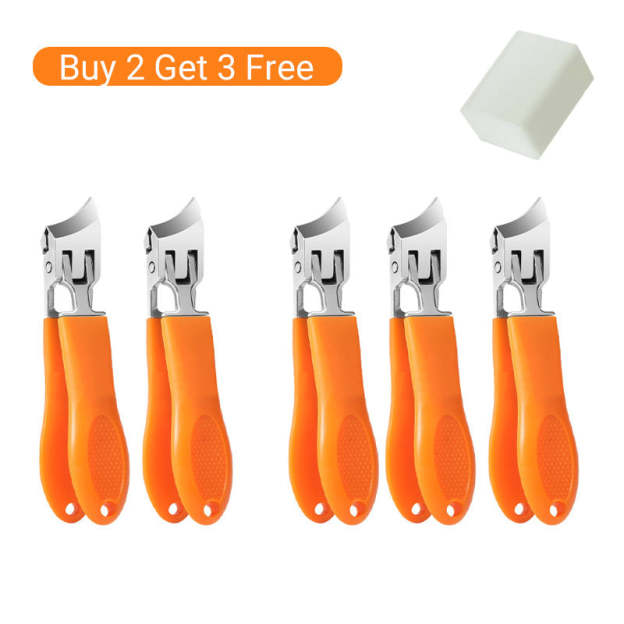 Wide Jaw Splash-proof Angled Nail Clippers