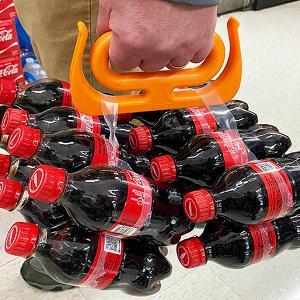 Grocery Bag Carrier Handle Holder