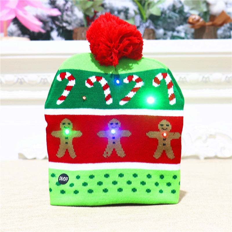 🎄Christmas LED Light Knitted Beanies