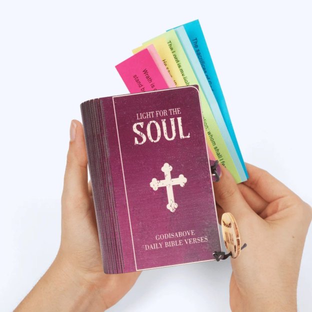 🔥HOT SALE - 49% OFF🔥 - ✝️Handmade Wooden Bible Verses Box - Daily Bible Verses (🎁 A Reminder of God's Words💖)