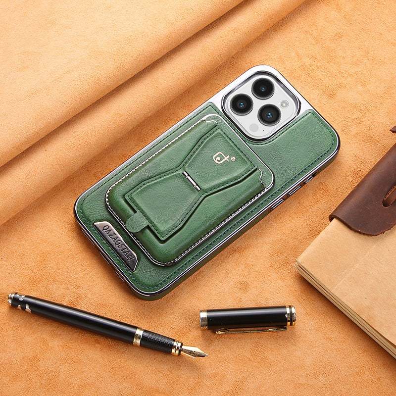 🤑🤑Luxurious Leather Magnetic iPhone Case with Removal Card Holder
