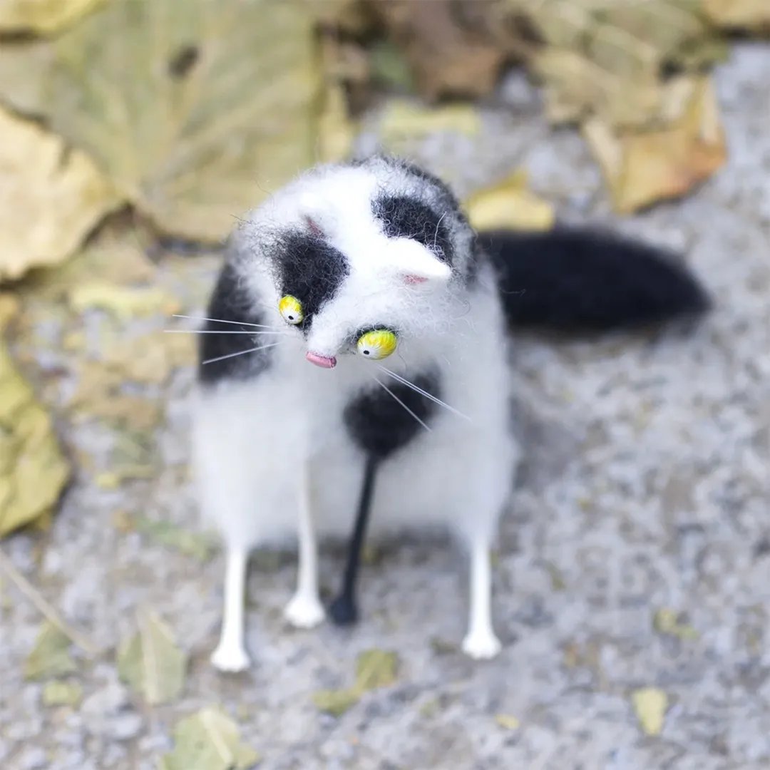 🔥LAST DAY 49% OFF- 🎄✨Wool Felt Familiars – Quirky Handmade Companions