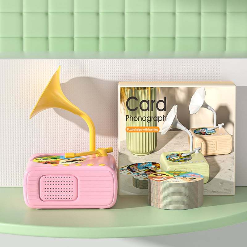 🎶Kids Phonograph with 99 Cards💖Christmas limited time offer 45% off💖Early Education Phonograph Story Machine