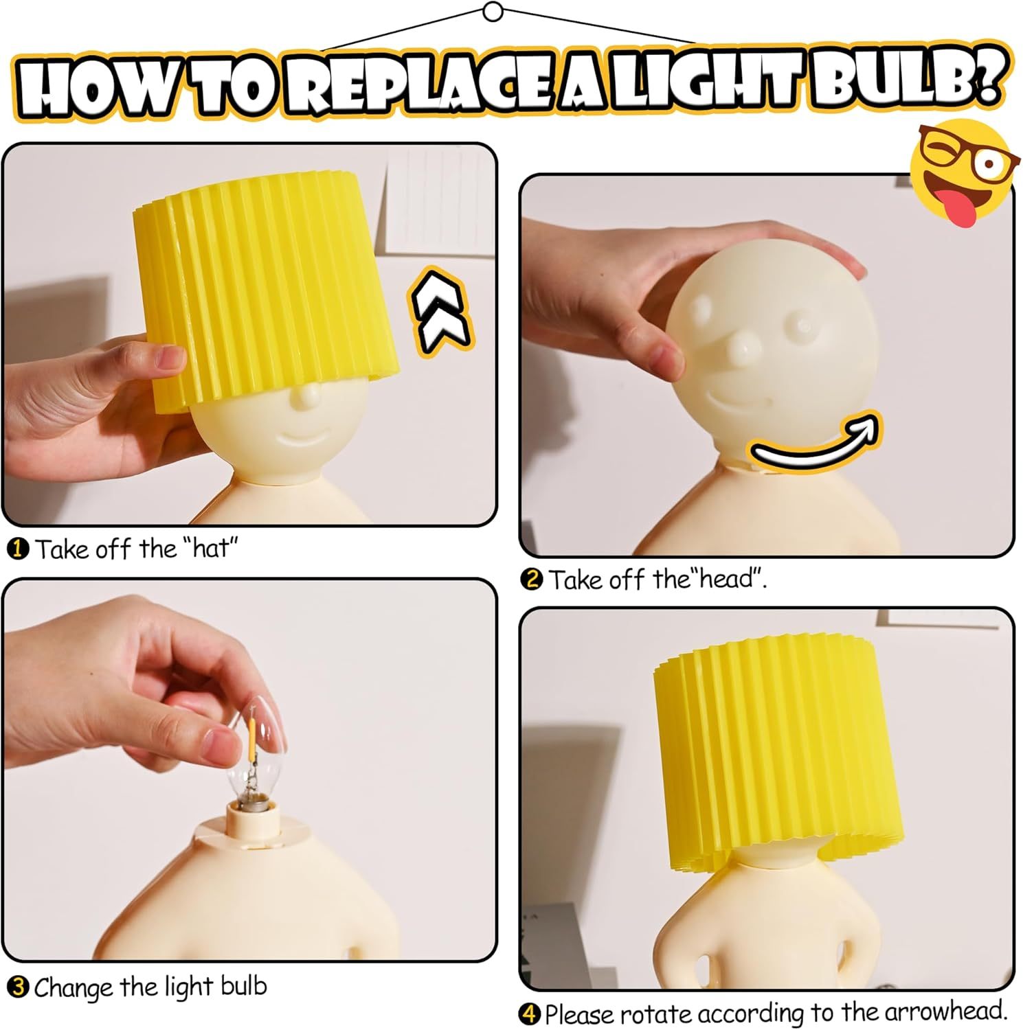 Naughty boy desk lamp