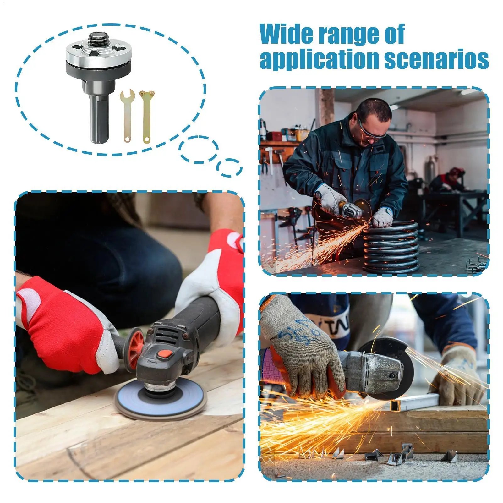 🔥HOT SALE - 49% OFF🔥Conversion Angle Grinding Adapter Connecting Rod Kit for Electric Drill