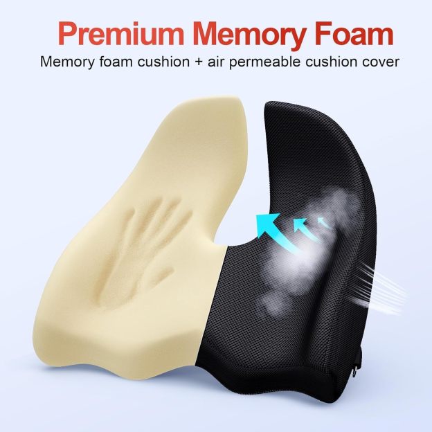 🎁LAST DAY 49％ OFF🎁Ergonomic Memory Foam Seat Cushion