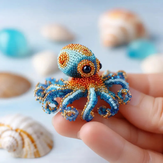 🎁Last Day 29% OFF🔥Octopus Bead Embroidery Kit
