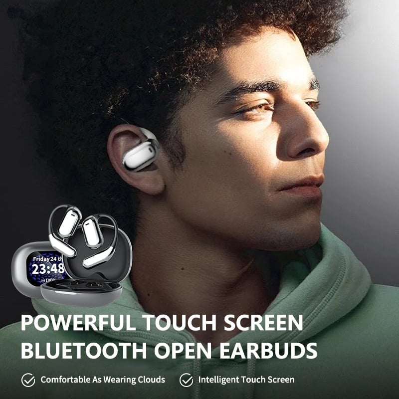 True Powerful Bluetooth 5.4 Open Ear Earbuds, IPX5 Waterproof - Buy 2 Free Shipping