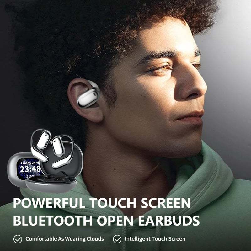 True Powerful Bluetooth 5.4 Open Ear Earbuds, IPX5 Waterproof - Buy 2 Free Shipping