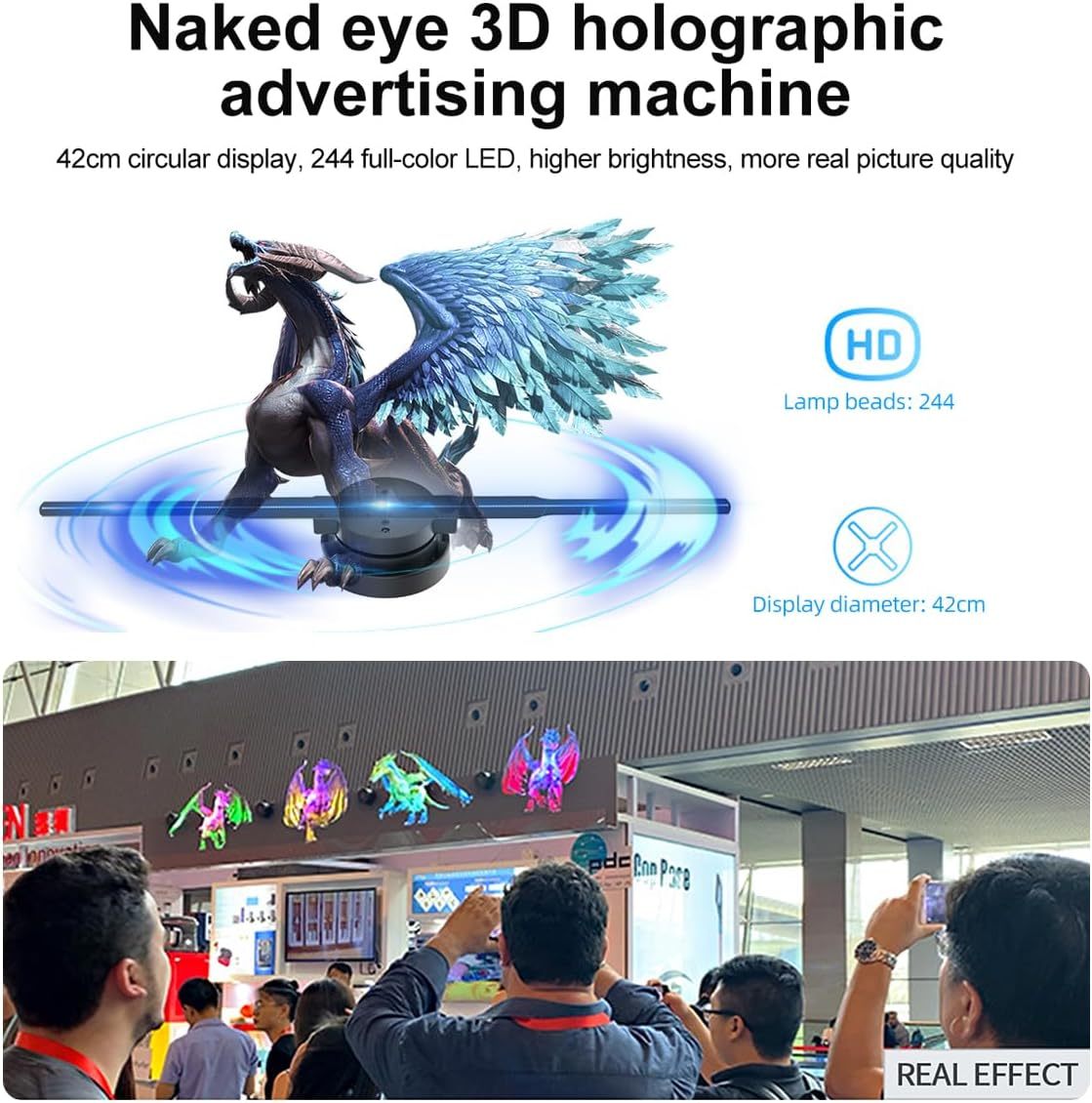 3D Hologram LED Fan Projector -🚚Free shipping🚚