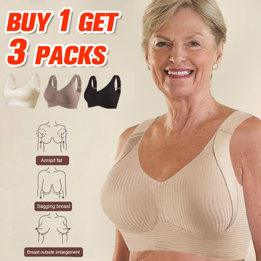🎁Buy 1 Get 3 Packs🔥Super firming bra | Wire-free  Bra 👍No more sagging breasts