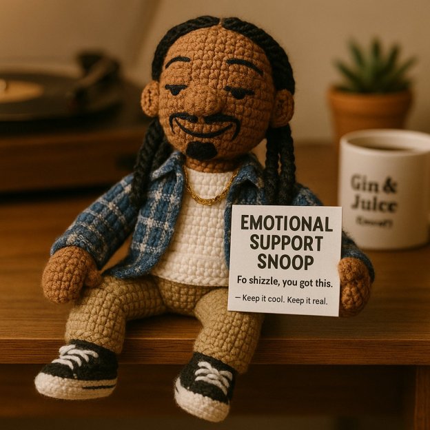 🔥HOT SALE - 49% OFF🔥Snoop Dogg Crocheted Emotional Support Doll