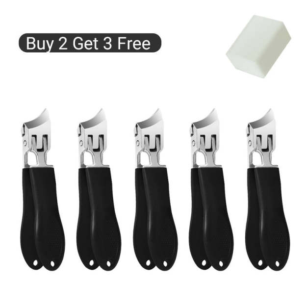 Wide Jaw Splash-proof Angled Nail Clippers