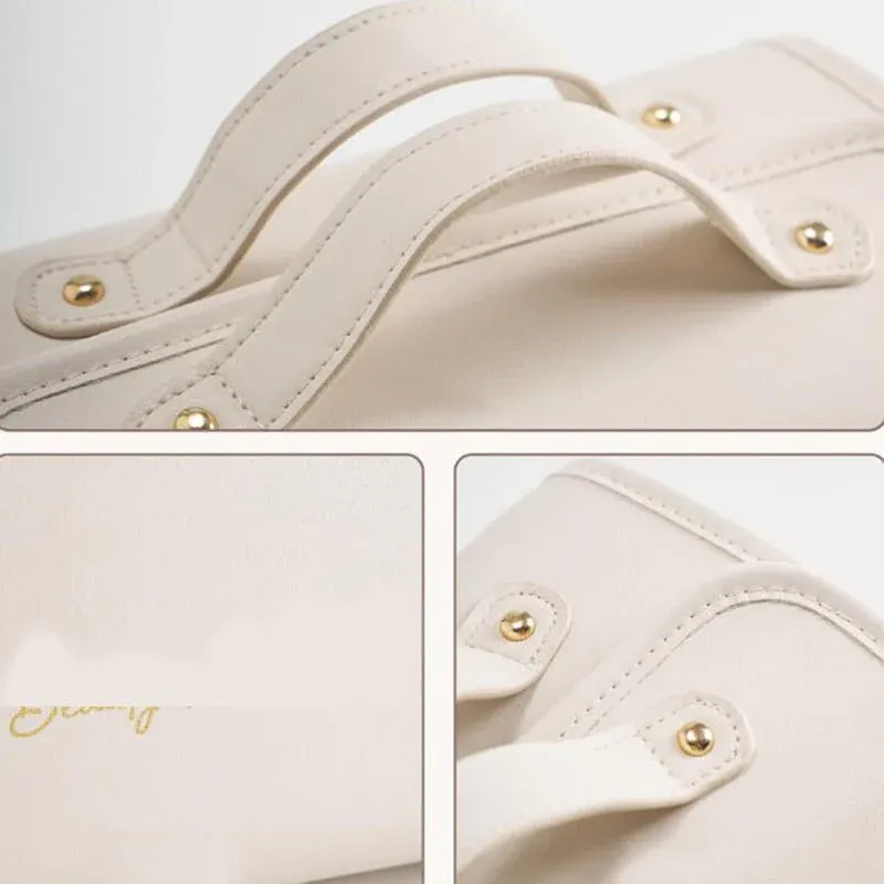 ✈️Travel Essentials👍 - 🔥Leather Waterproof Removable Foldable Cosmetic Bag