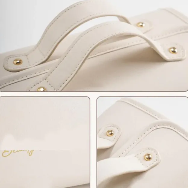 ✈️Travel Essentials👍 - 🔥Leather Waterproof Removable Foldable Cosmetic Bag