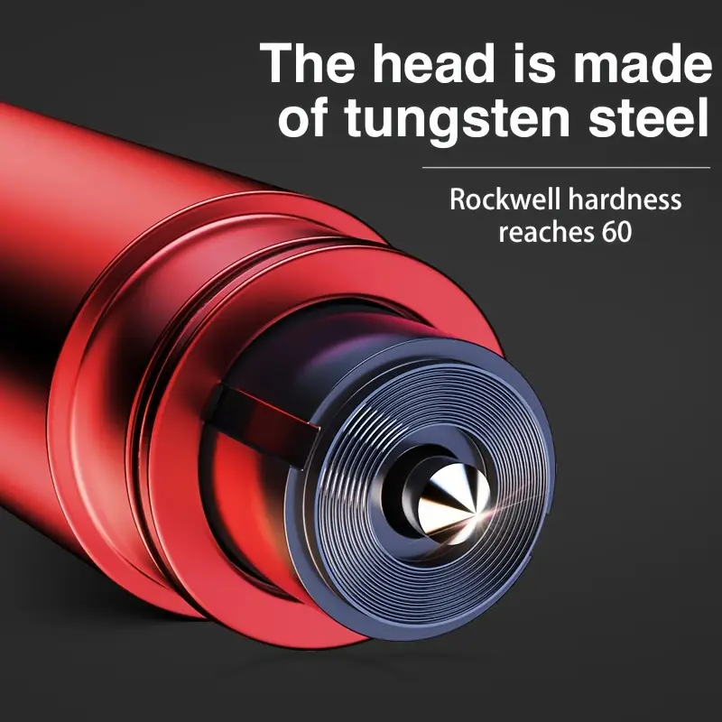 Emergency Car Safety Hammer - Seat Belt Cutter & Window Breaker Keychain, Fit for All Vehicles