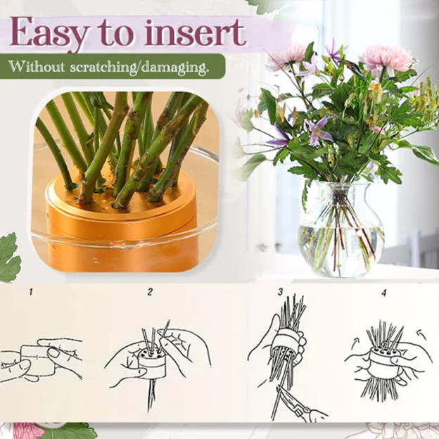 Spiral Ikebana Stem Holder