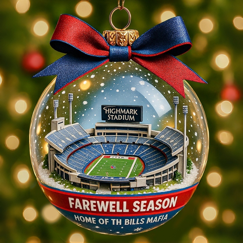 🔥HOT SALE - 49% OFF🔥-Bills Highmark Stadium Farewell Season Ornament (1973-2025)