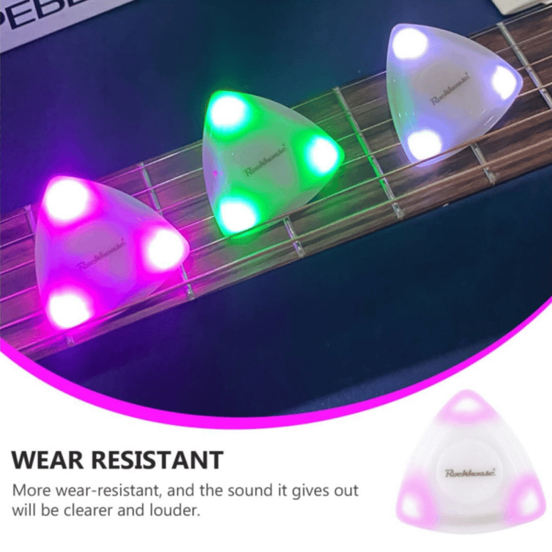 🎸Light Up Guitar Pick - 💝The perfect gift for guitar lovers