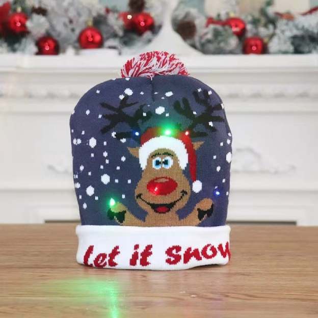 🎄Christmas LED Light Knitted Beanies