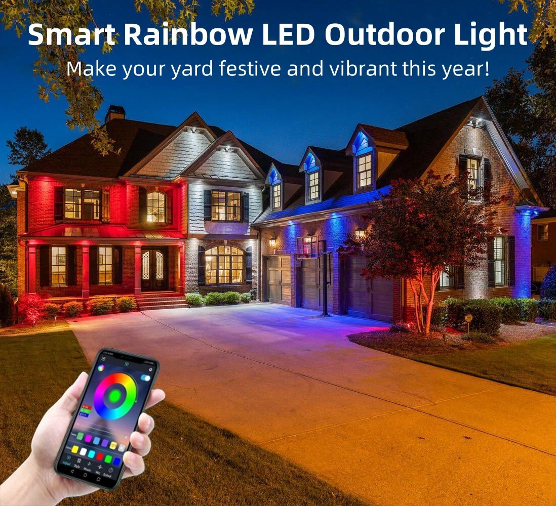 🔥HOT SALE - 49% OFF🔥- Smart Rainbow LED Permanent Outdoor Light - Smartlight 🎁