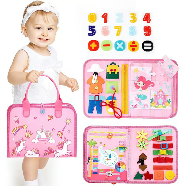 🔥Clearance Sale - 49% OFF🔥 Toddler Busy Board | Preschool Learning Activities | Gift for Kids🎁