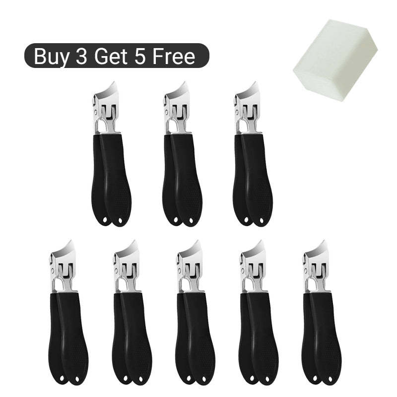 Wide Jaw Splash-proof Angled Nail Clippers
