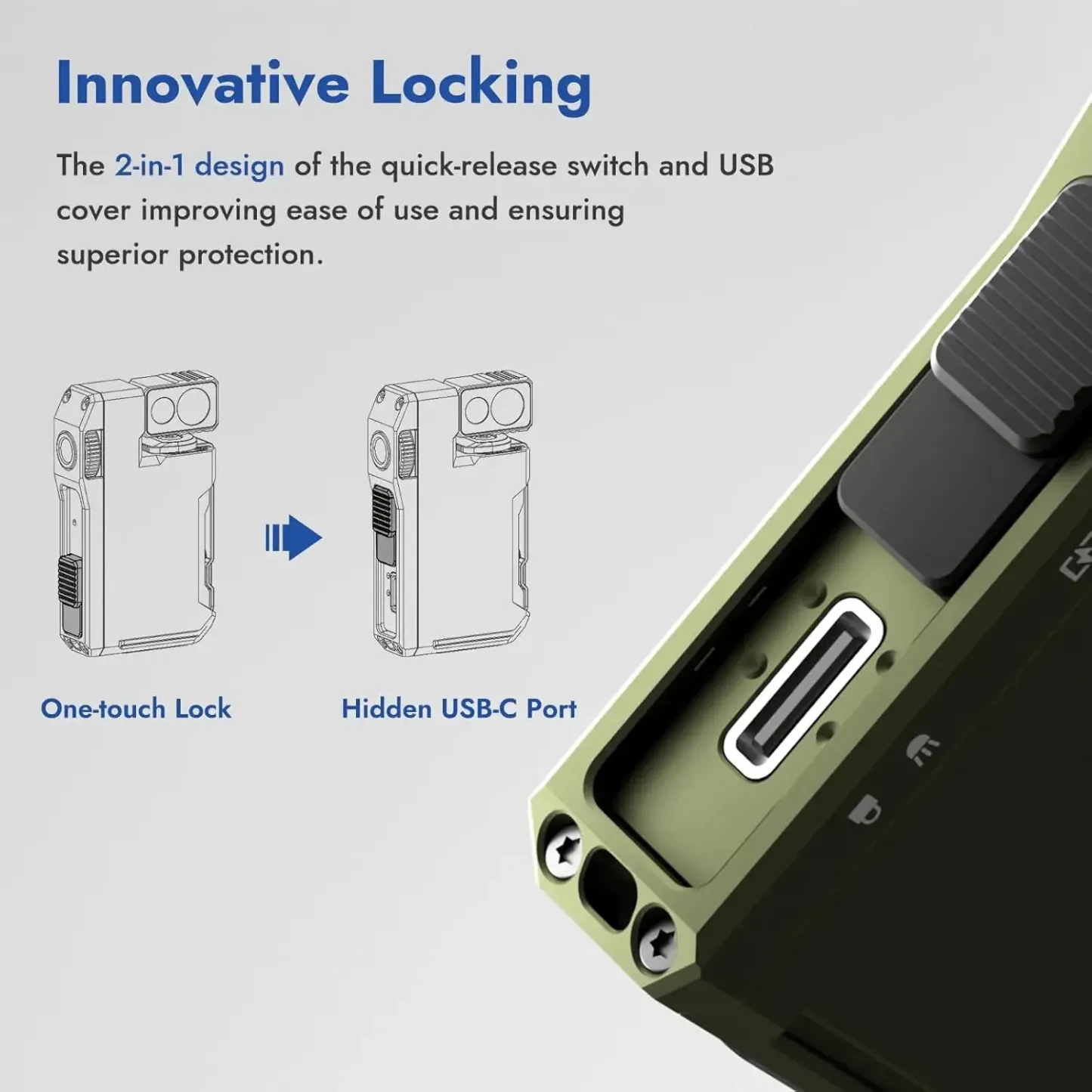 🔥Rechargeable Edc Flashlight