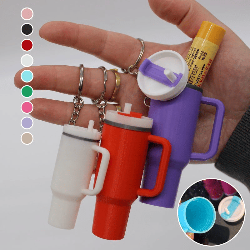 🔥HOT SALE - 49% OFF🔥Cute Mini Tumbler Ornament Keychain 💸
