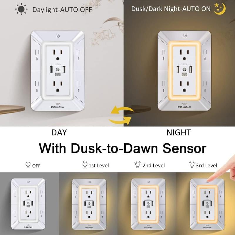 🔥HOT SALE - 49% OFF🔥Multi Plug Outlet Surge Protector