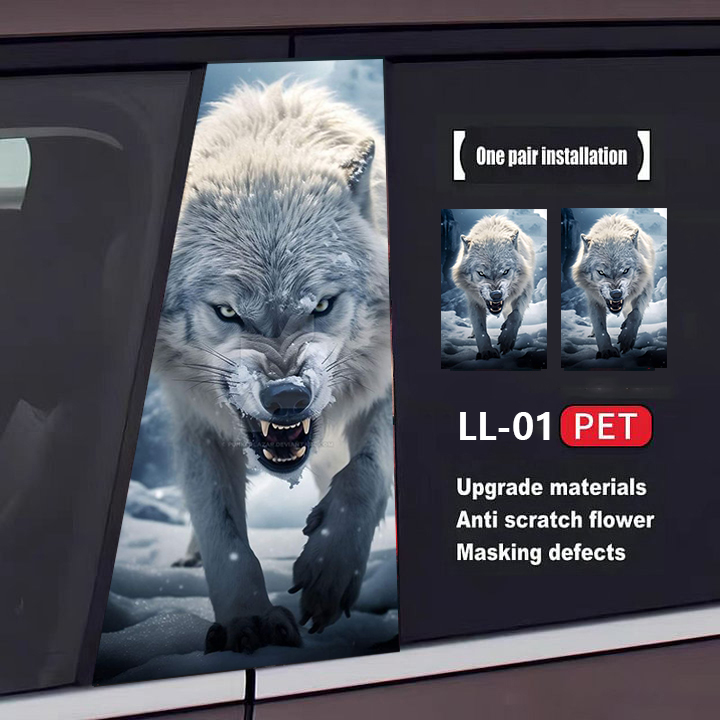 Skull Series Car Door Sticker(2pcs)