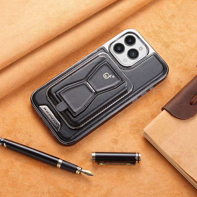 🤑🤑Luxurious Leather Magnetic iPhone Case with Removal Card Holder