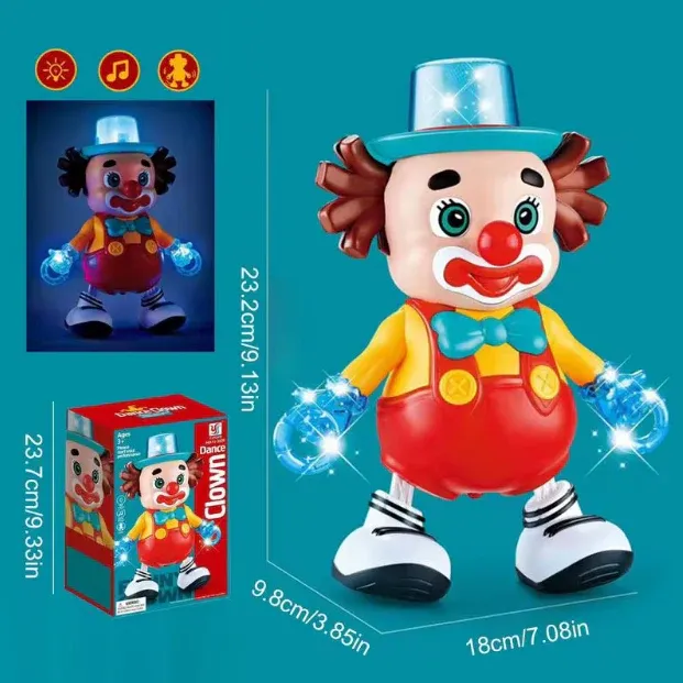 🤡Dancing Clown Toy Car with Sound & Light