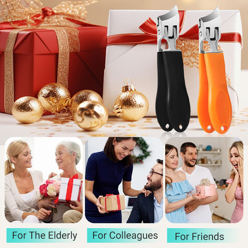 Wide Jaw Splash-proof Angled Nail Clippers