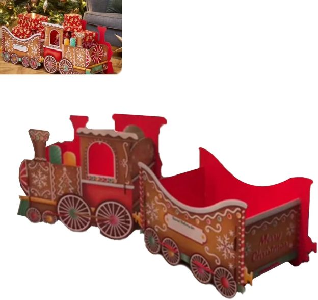 🔥HOT SALE - 49% OFF🔥-  Wooden Christmas Presents Trains