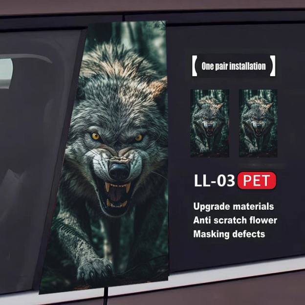 Skull Series Car Door Sticker(2pcs)