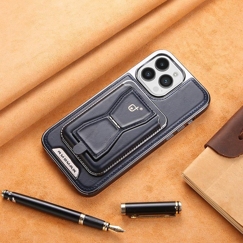 🤑🤑Luxurious Leather Magnetic iPhone Case with Removal Card Holder