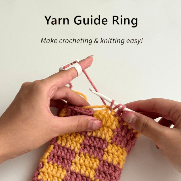 🔥HOT SALE - 49% OFF🔥Yarn Guide Ring Crocheting Knitting Tool