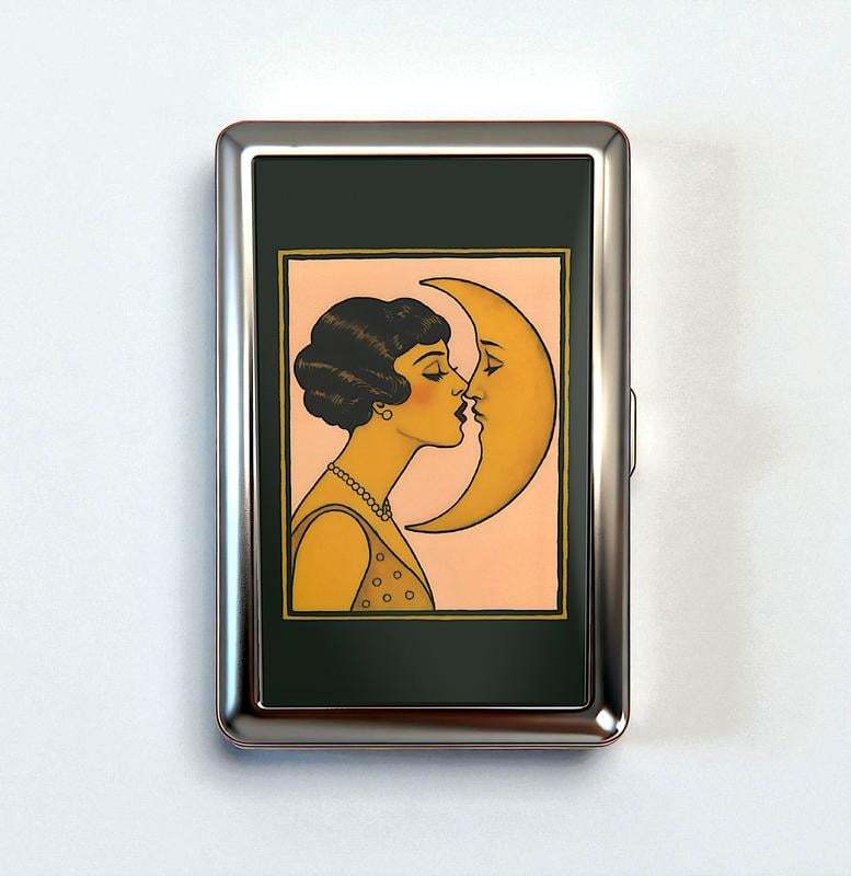 Vintage Art Deco Versatile Card & Cash Case With RFID Protection