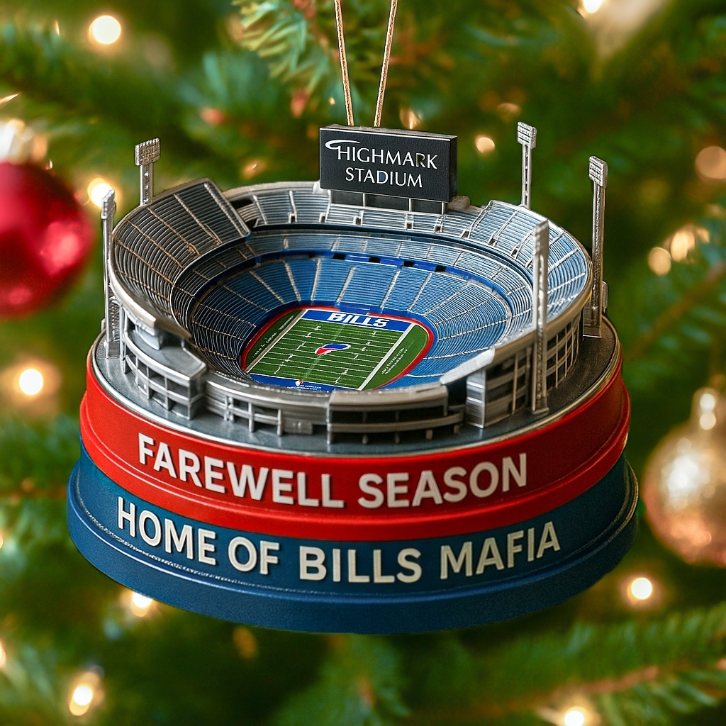 🔥HOT SALE - 49% OFF🔥-Bills Highmark Stadium Farewell Season Ornament (1973-2025)