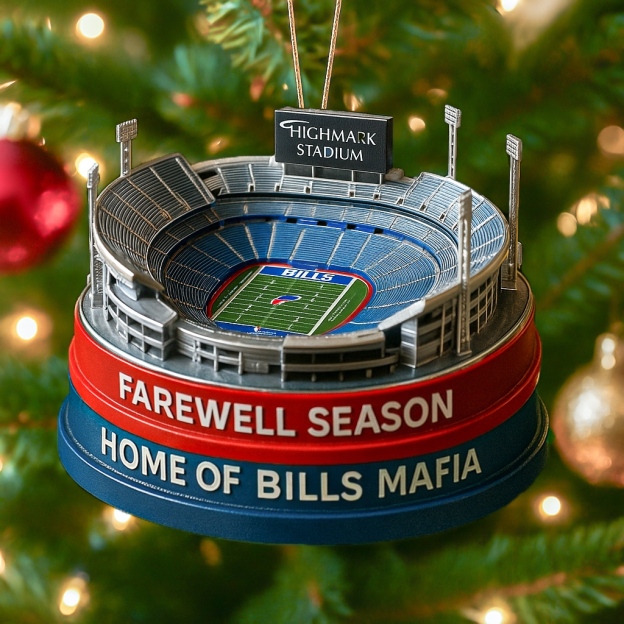 🔥HOT SALE - 49% OFF🔥-Bills Highmark Stadium Farewell Season Ornament (1973-2025)