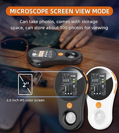 ✨LAST DAY ONLY 49% OFF🔥 Handheld Digital Microscope PortablePocket Microscope 2-nch Screen