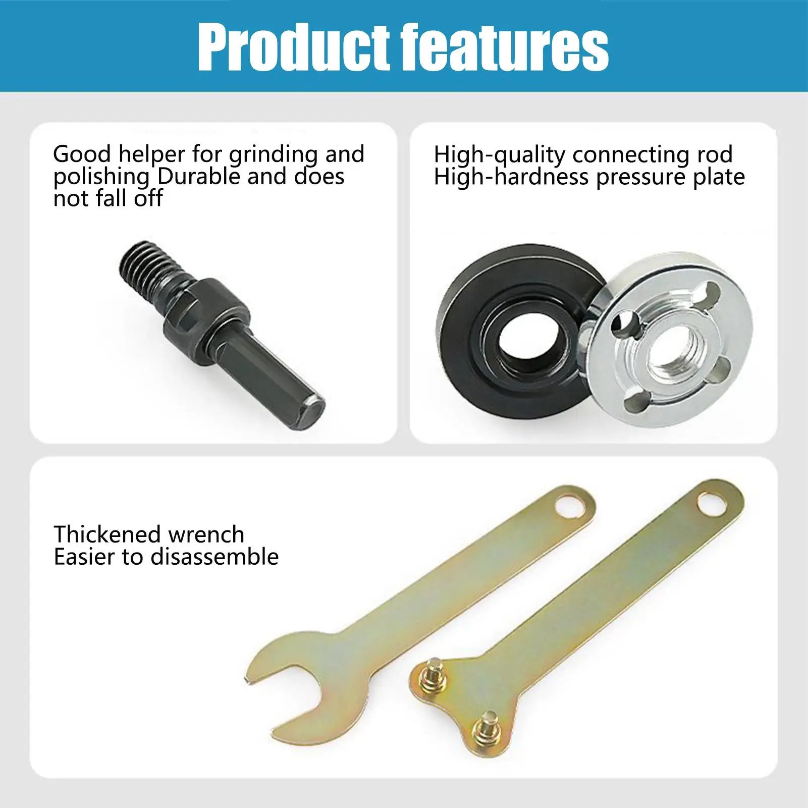 🔥HOT SALE - 49% OFF🔥Conversion Angle Grinding Adapter Connecting Rod Kit for Electric Drill